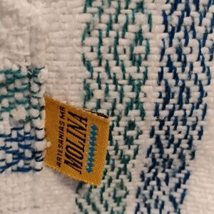 Artisanias MR V-Neck Sweater - White and Blue